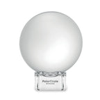 Branded Glass Round Award with Base