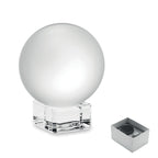 Branded Glass Round Award with Base