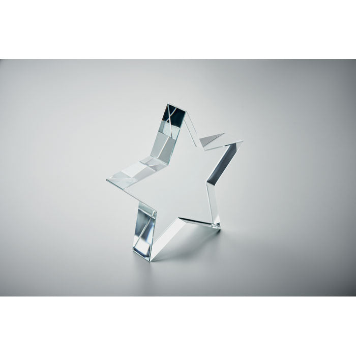 Branded Glass Star Award without branding