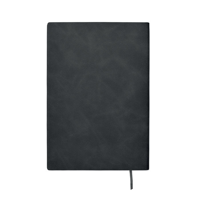 Branded Soft Ribbed Notebook without branding