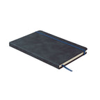 Branded A5 Smokey Hard PU Cover Notebook in Blue