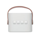 Branded Recycled ABS Wireless Speaker with PU Handle without branding
