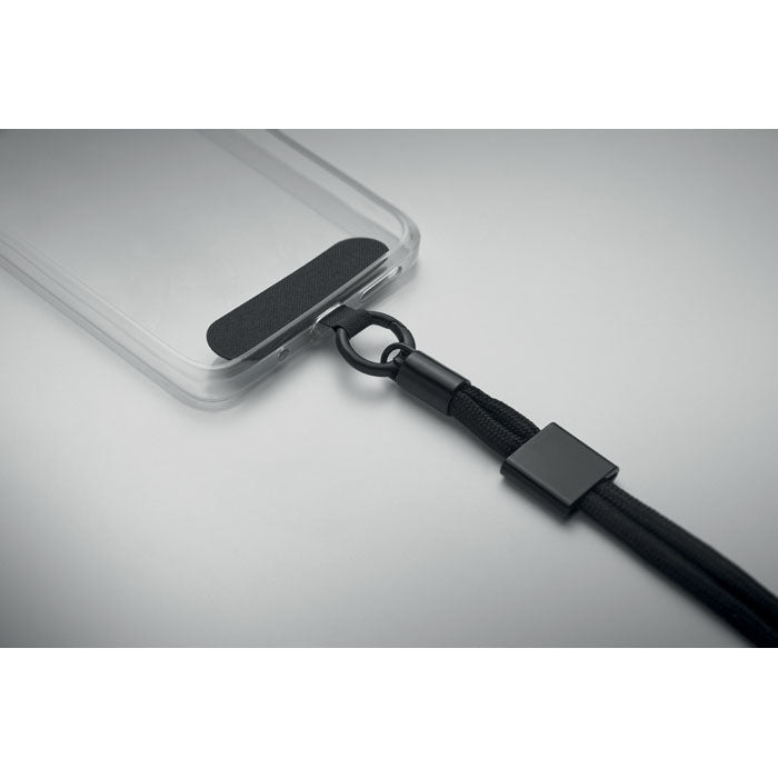 Branded RPET Phone Wrist Cord without branding