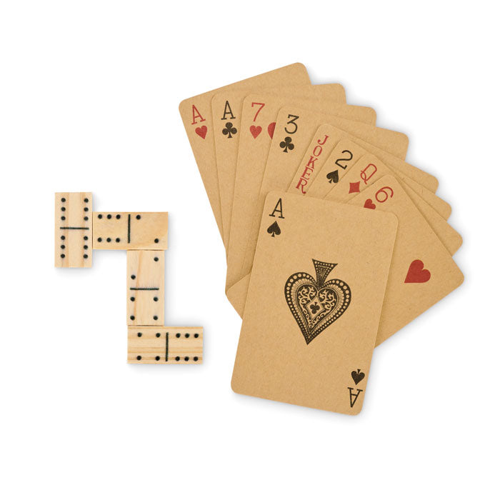 Branded Domino and Playing Cards Set without branding