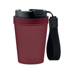 Branded PP Tumbler with Strap in Red