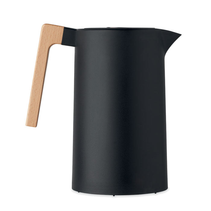 Branded Insulated Vacuum Jug with Wooden Handle without branding