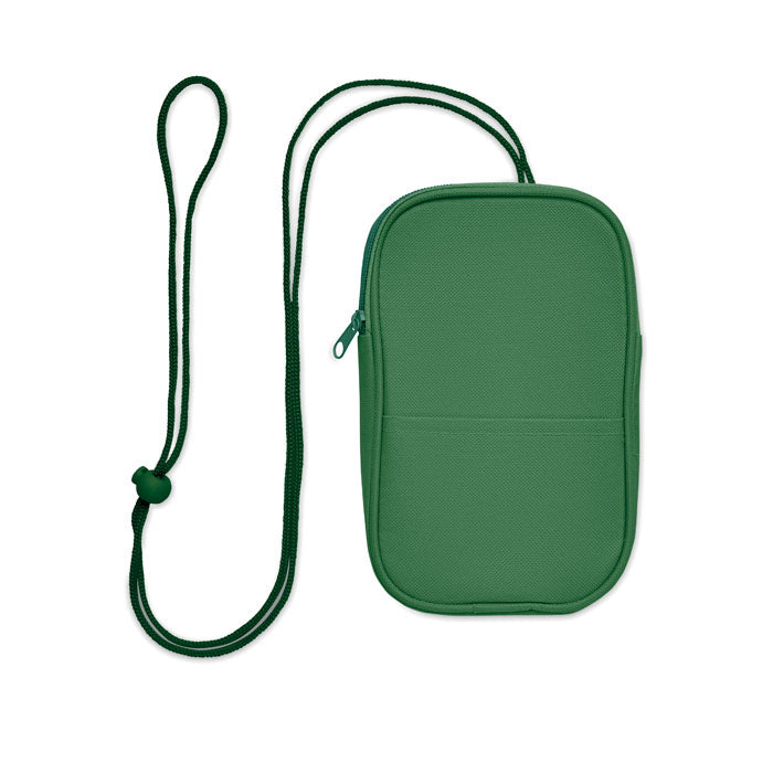 Branded RPET Cross Body Travel Pouch without branding