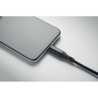 Branded 100W Charging Cable with LED Display in use