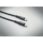 Branded 100W Charging Cable with LED Display in use
