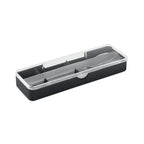 Branded Stainless Steel Cutlery Set with Case in Black
