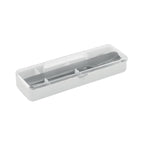 Branded Stainless Steel Cutlery Set with Case in White