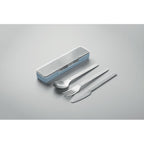 Branded Stainless Steel Cutlery Set with Case without branding
