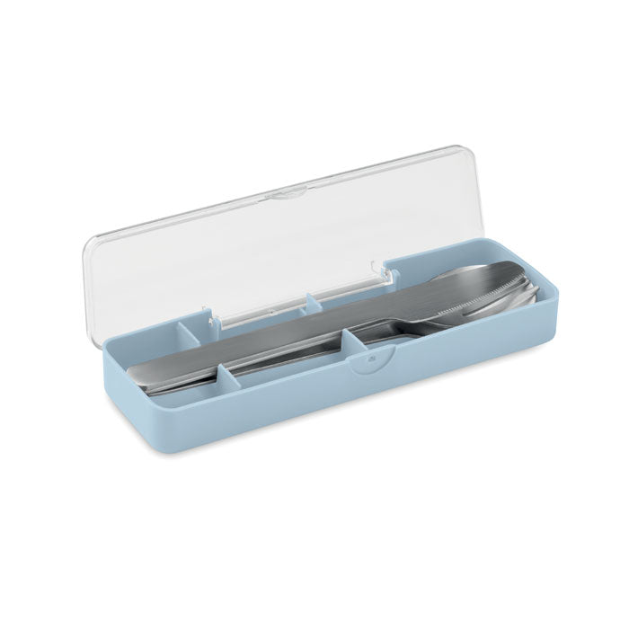 Branded Stainless Steel Cutlery Set with Case without branding