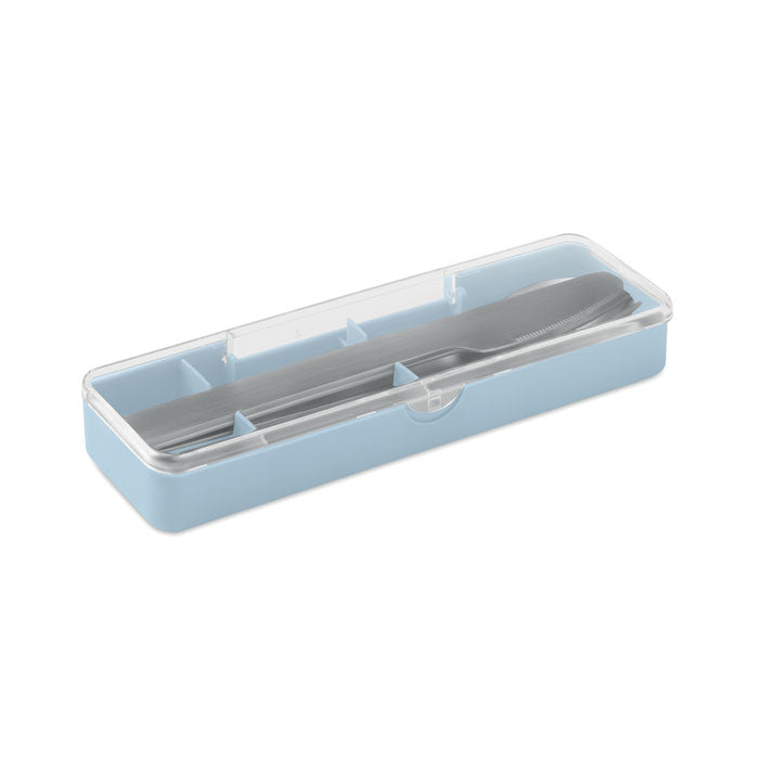 Branded Stainless Steel Cutlery Set with Case