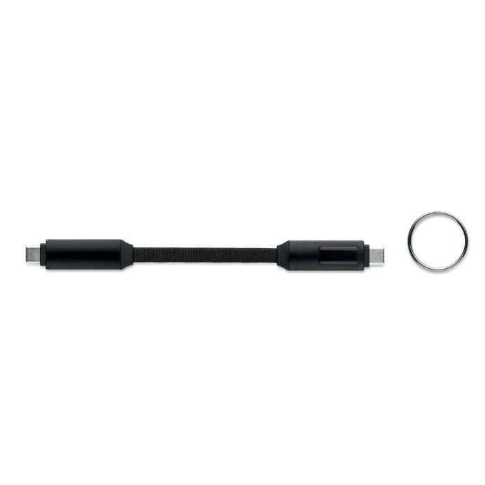Branded 60W Charging Cable Key Ring without branding