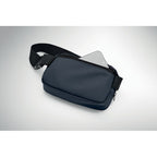 Branded Waist Bag in 210D Polyester in use