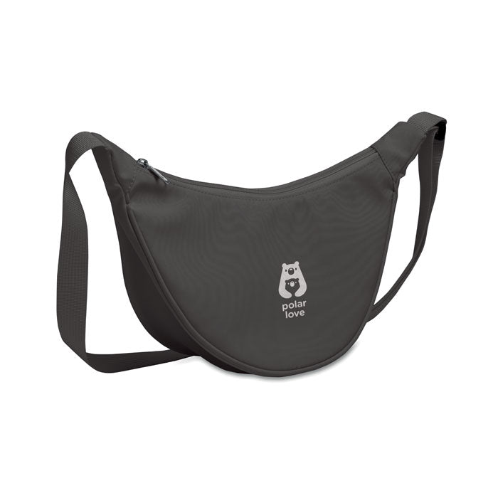 Branded Sling Bag in 400D Oxford in Grey