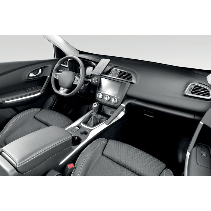 Branded Magnetic Car Wireless Charger in use