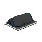Branded A5 RPET Notebook with Phone Holder and 2-in-1 Pen without branding