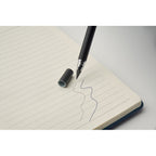 Branded A5 RPET Notebook with Phone Holder and 2-in-1 Pen without branding