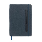 Branded A5 RPET Notebook with Phone Holder and 2-in-1 Pen without branding