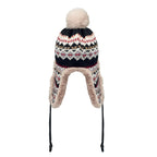 Branded Knitted Beanie with Ear Flaps without branding