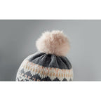 Branded Knitted Beanie with Ear Flaps without branding