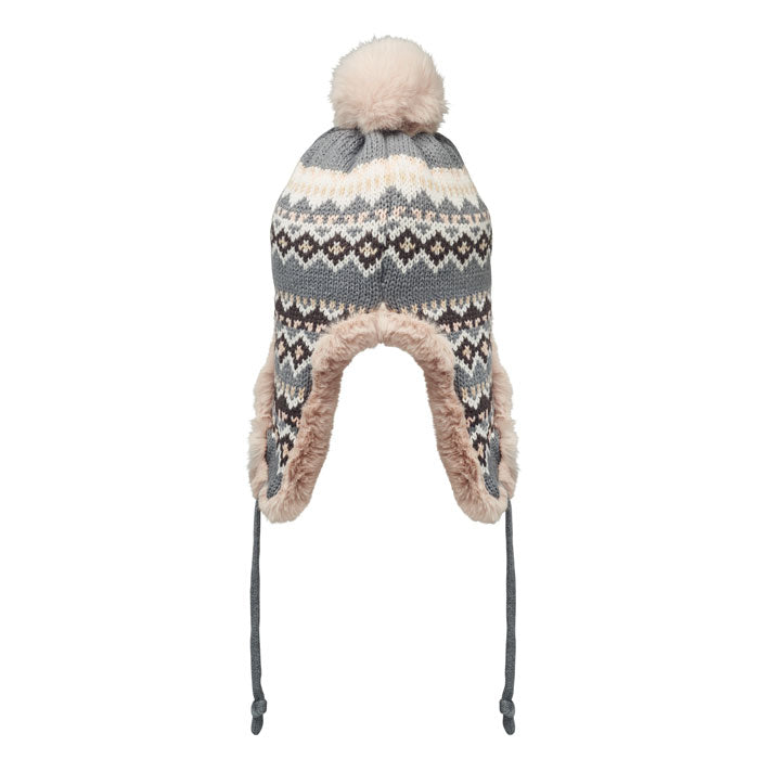 Branded Knitted Beanie with Ear Flaps without branding