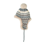 Branded Knitted Beanie with Ear Flaps without branding