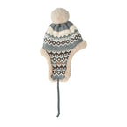 Branded Knitted Beanie with Ear Flaps without branding