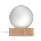 Branded Glass Ball with LED Light without branding