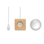 Branded Glass Ball with LED Light without branding