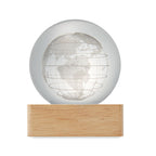 Branded Globe Glass Ball with LED Light without branding