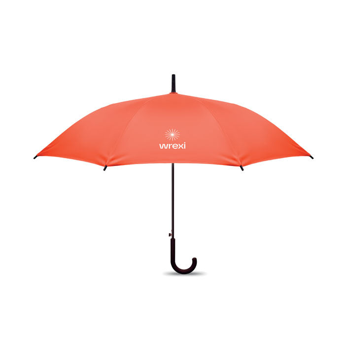 Branded 23 Inch Fibreglass Windproof Umbrella in Orange