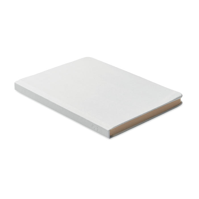 Branded A5 Sugarcane Paper Notebook in White