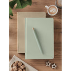 Branded A5 Sugarcane Paper Notebook in use