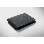 Branded PU Wallet with Find My Locator in use