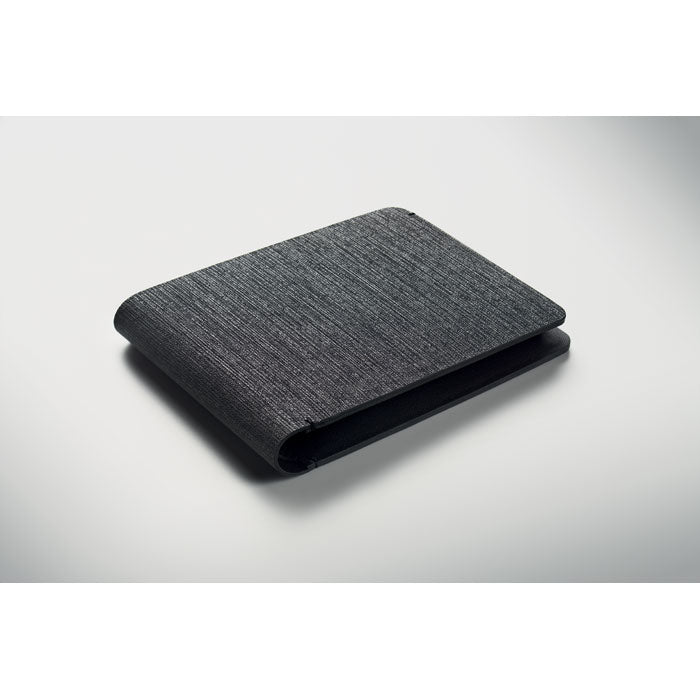 Branded PU Wallet with Find My Locator in use
