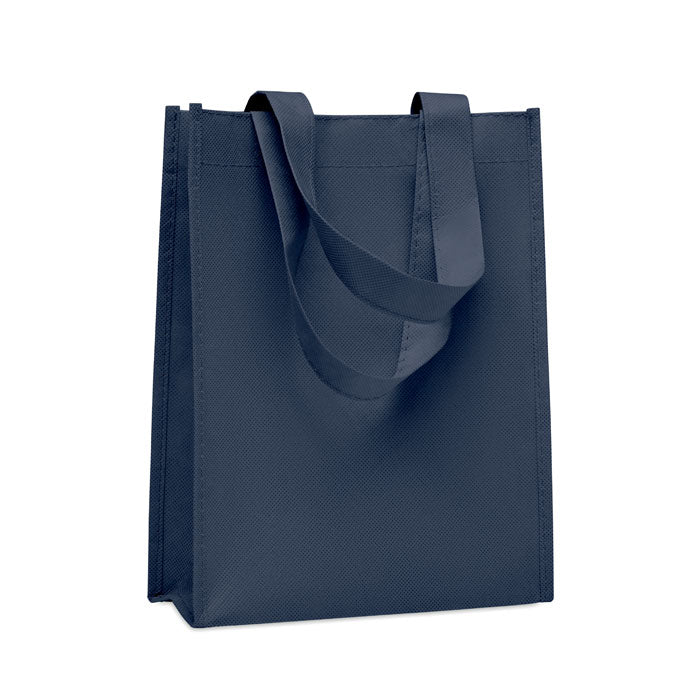 Branded Small Gift Bag in RPET 20 x 8 x 25cm in Blue
