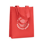 Branded Small Gift Bag in RPET 20 x 8 x 25cm in Red