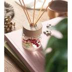 Branded Vanilla Reed Diffuser with Flower Decoration 100ml in use