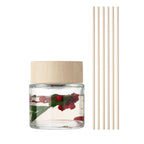 Branded Vanilla Reed Diffuser with Flower Decoration 100ml without branding