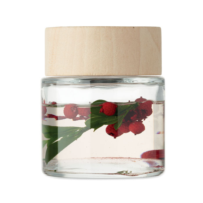 Branded Vanilla Reed Diffuser with Flower Decoration 100ml without branding