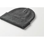Branded Knitted Beanie with Cuff without branding