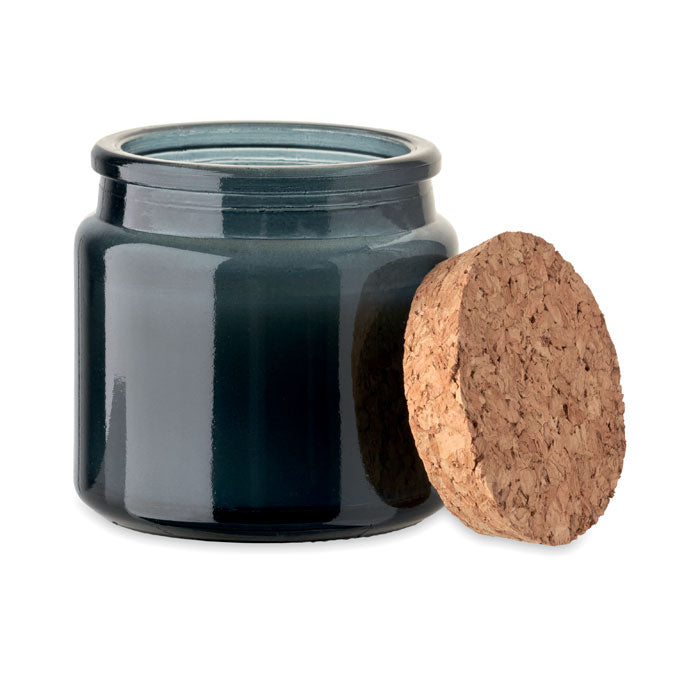 Branded Plant Based Wax Candle 70g with Cork Lid without branding
