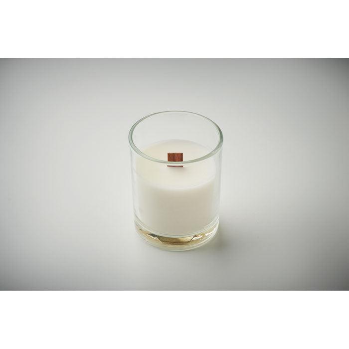 Branded Plant Based Wax Candle 80g in Glass without branding