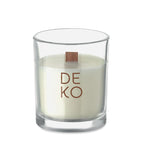 Branded Plant Based Wax Candle 80g in Glass without branding