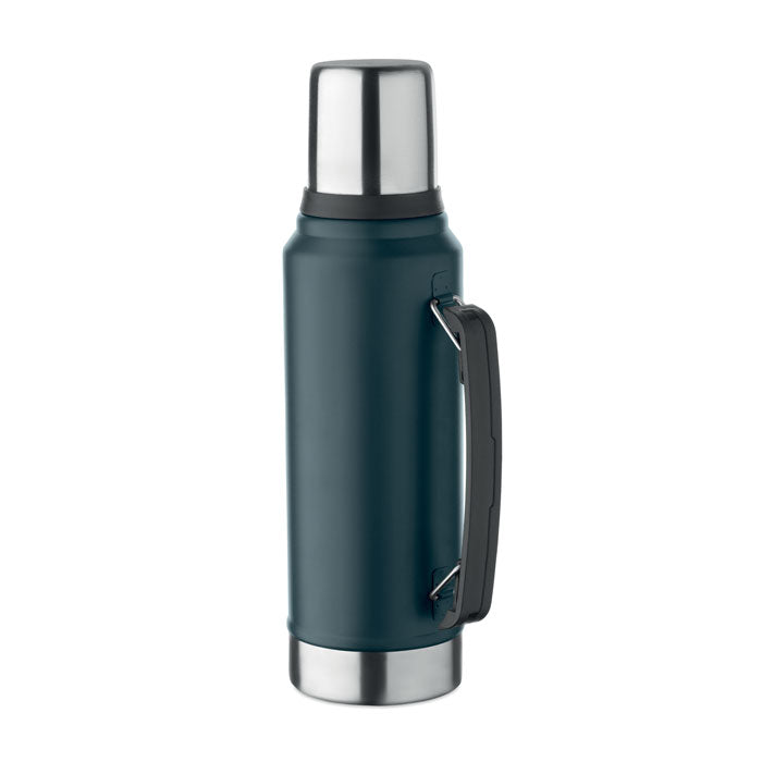 Branded vacuum bottle with cup, 1L