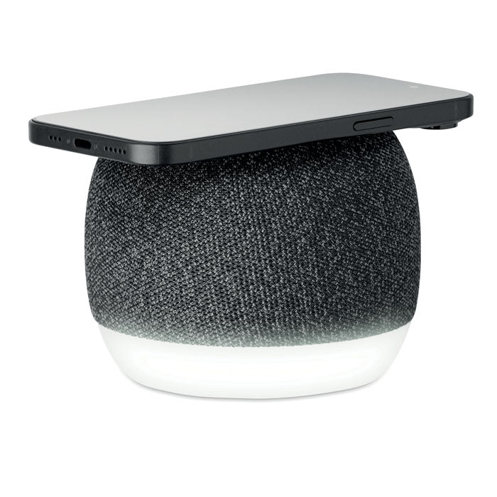 Branded Wireless Speaker with Charger and Mood Light without branding