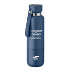 Branded Vacuum Bottle with Long Strap and Cup